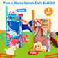 JoyCat Baby Books 0-6 Months - 2PCS Infant Toys 0-6m Tummy Time Babies Toy Newborn Toys Early Development Sensory Book Baby Girl