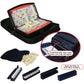 Winning Moves Scrabble to Go - Travel Word Game for 2-4 Players, Ages 8+, Plastic, Black/Red, Model 1202