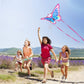 Flying Hoofer 4Pack Large Kite Set - Easy To Fly For Kids Adults, Beach & Park & Outdoor Activities, Perfect For Easter And Fest