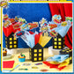 Soulchen 12 Sets Hero Themed Party Centerpieces Decorations Hero Action Sign Table Toppers with City Box Circus Sound Effect Cut