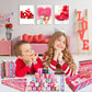 LUYI 108 Pcs Valentines Day Slap Bracelets Wristbands Valentines Day Party Supplies Toys School Class Classroom Game Prizes Good