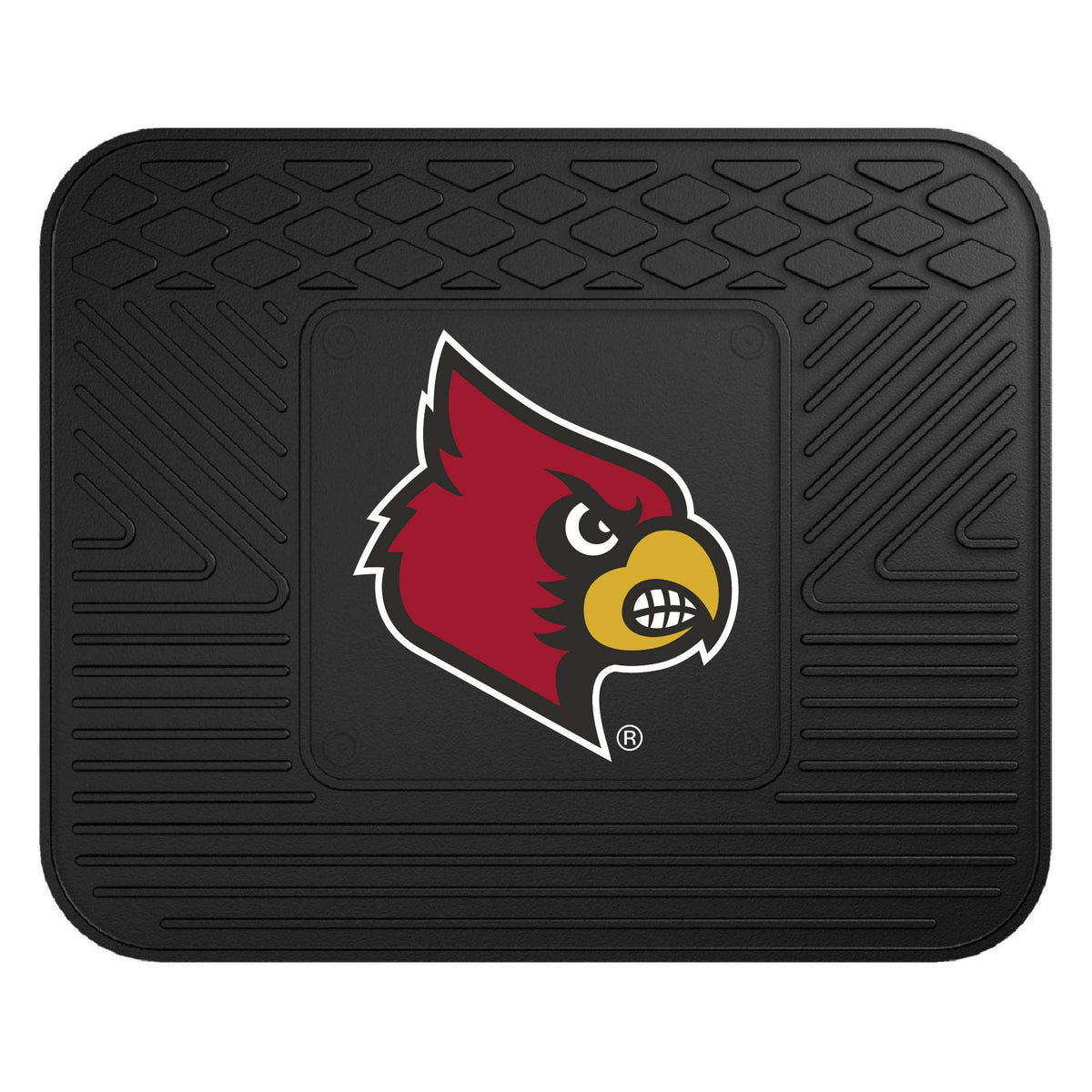 FANMATS - 10069 NCAA University of Louisville Cardinals Vinyl Utility Mat 14x17