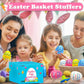 Light up Easter Eggs Hunt Supplies for Kids, 8 Pack Easter Basket Stuffers Fillers for Toddler Boys Girls, Spinning Tops Toys Gi