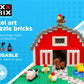 Pix Brix Pixel Art Puzzle Bricks, 6000 Pieces, Light Color, Model PBL6000C, Interlocking STEM Building Toys for Ages 6+