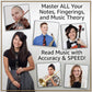 Music Flash Cards: Notes, Fingerings, & Music Theory (Alto/Bari Saxophone)