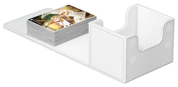 Ultimate Guard Sidewinder 100+, Deck Box For 100 Double-Sleeved Tcg Cards, White, Magnetic Closure & Microfiber Inner Lining For