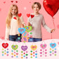 Pasimy 24 Sets Religious Valentines Day Crafts Kits Valentine Heart Hanging Ornaments Colorful Religious DIY Gift Crafts Make Y