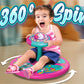 MindSprout Light-Up Unicorn Twister - 360° Spin Toy with LED Lights & Music for Toddlers Age 2+, Perfect Birthday Gift for Kids