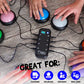 Teacher's Choice Light Up Game Buzzer System - 8 Pack, Plastic, Multiple Colors, Unique Sounds for Trivia Games