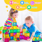 Cossy 120Pcs Magnet Tiles Magnetic 3D Building Blocks Set Educational Construction Toys For 3+ Year Kids With Stronger Magnets, Rivets-Fastened, Educational, Recreational, Conventional
