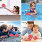 Dollibu Reef Fish Bath Buddy Squirter - Floating Pink Clown Fish Rubber Bath Toy, Water Squirting Bathtime Play For Toddlers, Cute Sea Life Animal Toy For The Bathtub, Beach, & Pool For Girls & Boys