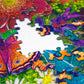 Springbok Spring Fever 500 Piece Jigsaw Puzzle For Adults - Colorful Butterfly And Flowers - Relaxing Puzzle With Unique Precision Fit Pieces - Finished Size 20' X 20'