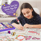 Baloriz Diy Journal Kit For Girls - 150+Pcs Ideal Gifts For Girls Ages 8 9 10 11 12 13 14 Year Old, Diy Journaling Set For Tween