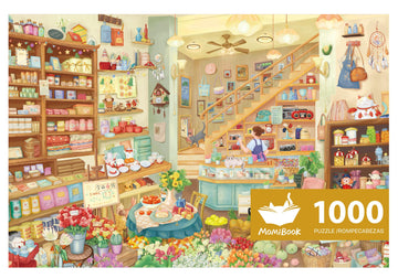 Puzzles For Adults 1000 Pieces, Momibook Jigsaw Puzzles Of Carefree Store, Painting Image 75X50Cm(29.5''X19.7'') Toys & Game Puz