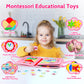 Ronstone Busy Board Book,8 In 1Toddler Montessori Toys For 18 Months Toddler-Girls Birthday Gifts,Easter Sensory Toys For Toddle