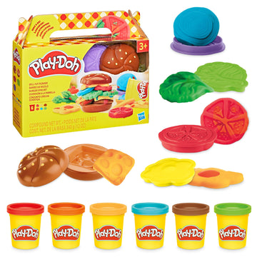 PLAY-DOH Grill Fun Playset, Play Kitchen Toys, Arts & Crafts for Kids 3+ Years