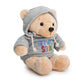 Get Well Teddy Bear With Gray Hoodie 9 Stuffed Animal Plushie Doll For Comfort And Love With Get Well Soon Card (Tan Nose)