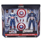 Marvel Legends Series Captain America 2-Pack Steve Rogers and Sam Wilson MCU 6-Inch Figures  7 Accessories