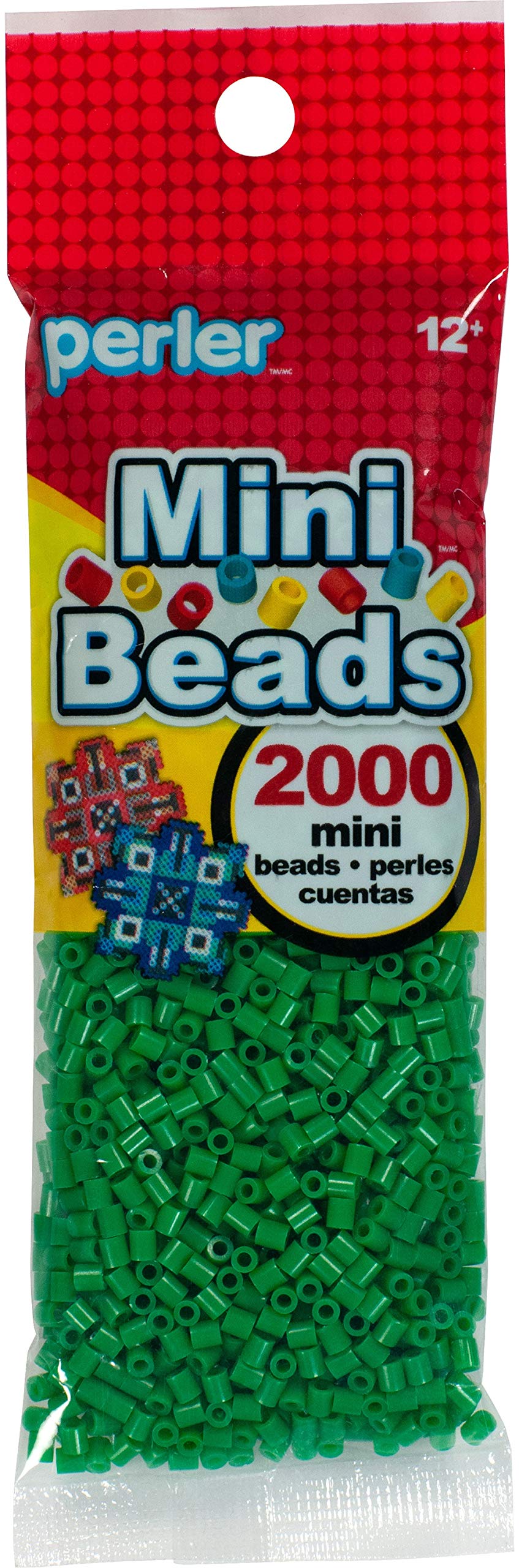 Perler 80-14104 Mini Fuse Bead Craft Supplies, 2000pcs, Dark Green