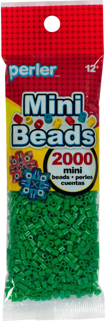 Perler 80-14104 Mini Fuse Bead Craft Supplies, 2000pcs, Dark Green