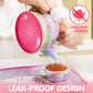 JOYIN 35Pcs Unicorn Tea Party Set for Little Girls, Pretend Tin Teapot Set, Princess Tea Time Play Kitchen Toy with Dessert, Dou