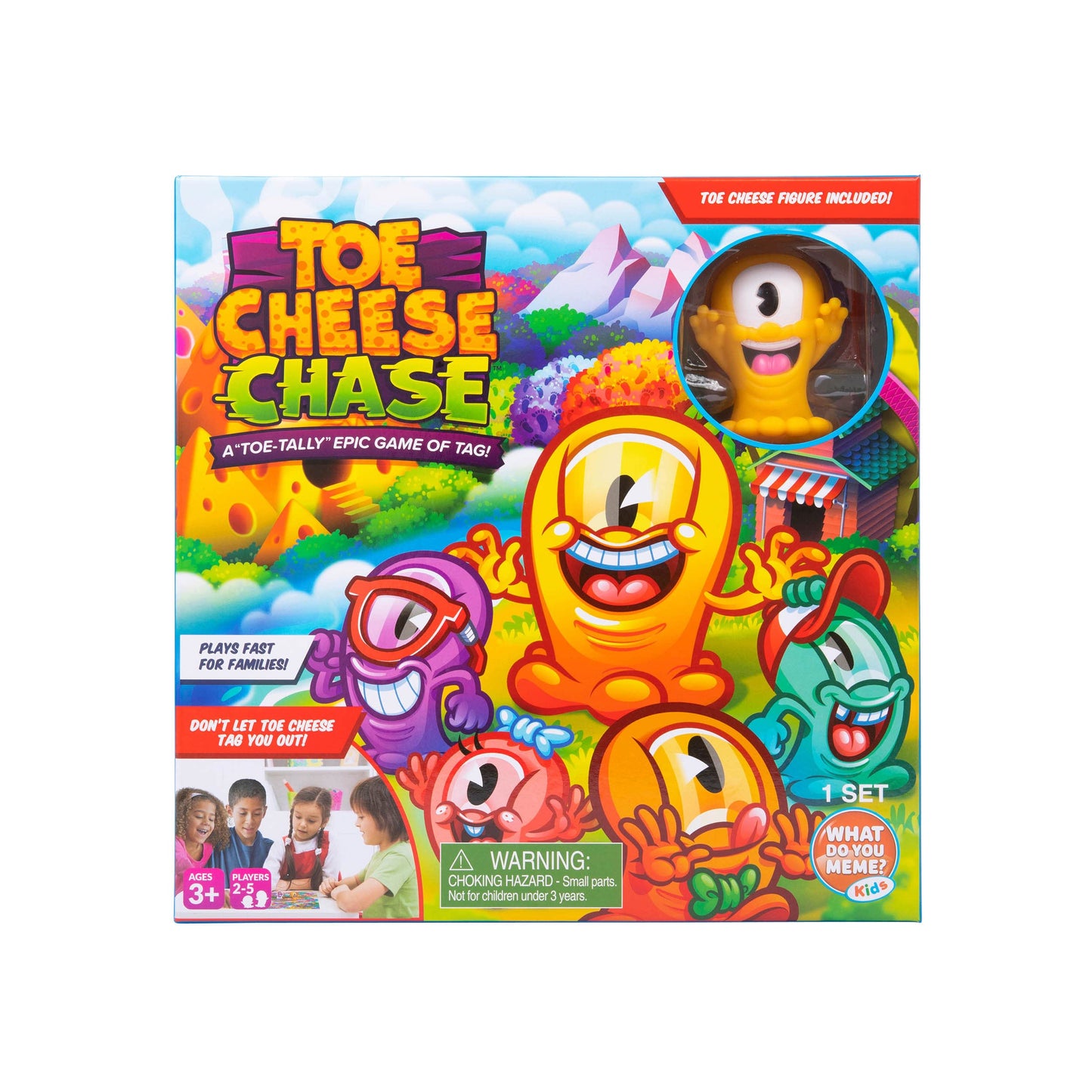 What Do You Meme? Toe Cheese Chase - The Silly Board Game For Family Game Night