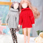 Sotiff 10 Pairs Doll Lace Stockings Handmade Long Sock Christmas Elf Doll Accessories Legging For Diy Doll Clothes Toy(Cute Style)