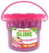 Nickelodeon Slime 3Lb Ice Cream Premade Slime Bucket – 3 Colors-In-1 Strawberry, Vanilla And Chocolate Colored Slime