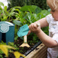 Kinderific Gardening Set, Tool Kit, For Kids, Stem, Includes Tote Bag, Spade, Watering Can, Rake, Fork, Trowel And Gloves (Blue)