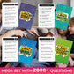 Quokka Who Knows Better? - Set 4 In 1 - Family Card Trivia Game | Fun Learning & Educational Questions For Families | Suitable For Boys & Girls