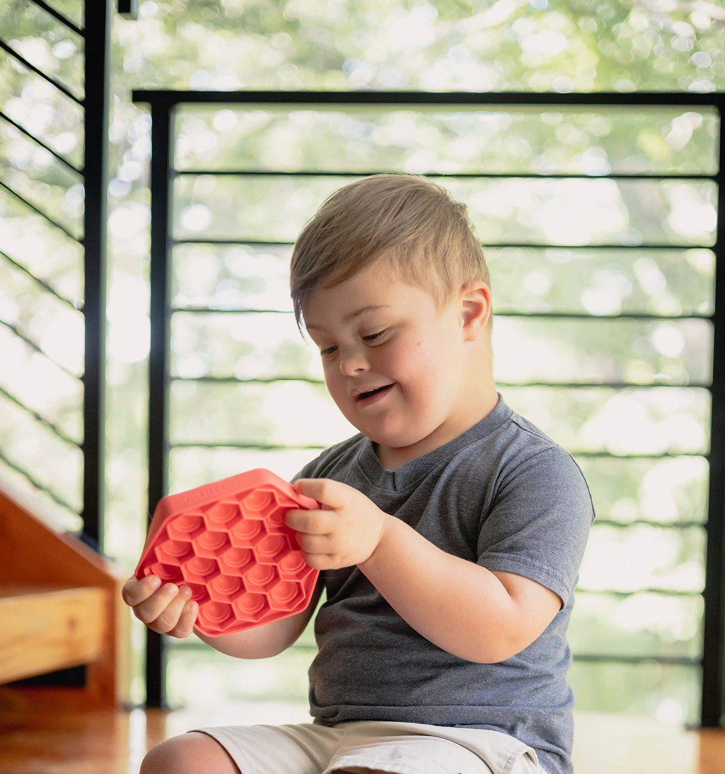 Chuckle & Roar - Pop It! Counting - Tactile Learning - Fidget Toy For Preschoolers - Safe On The Go Fun For Kids
