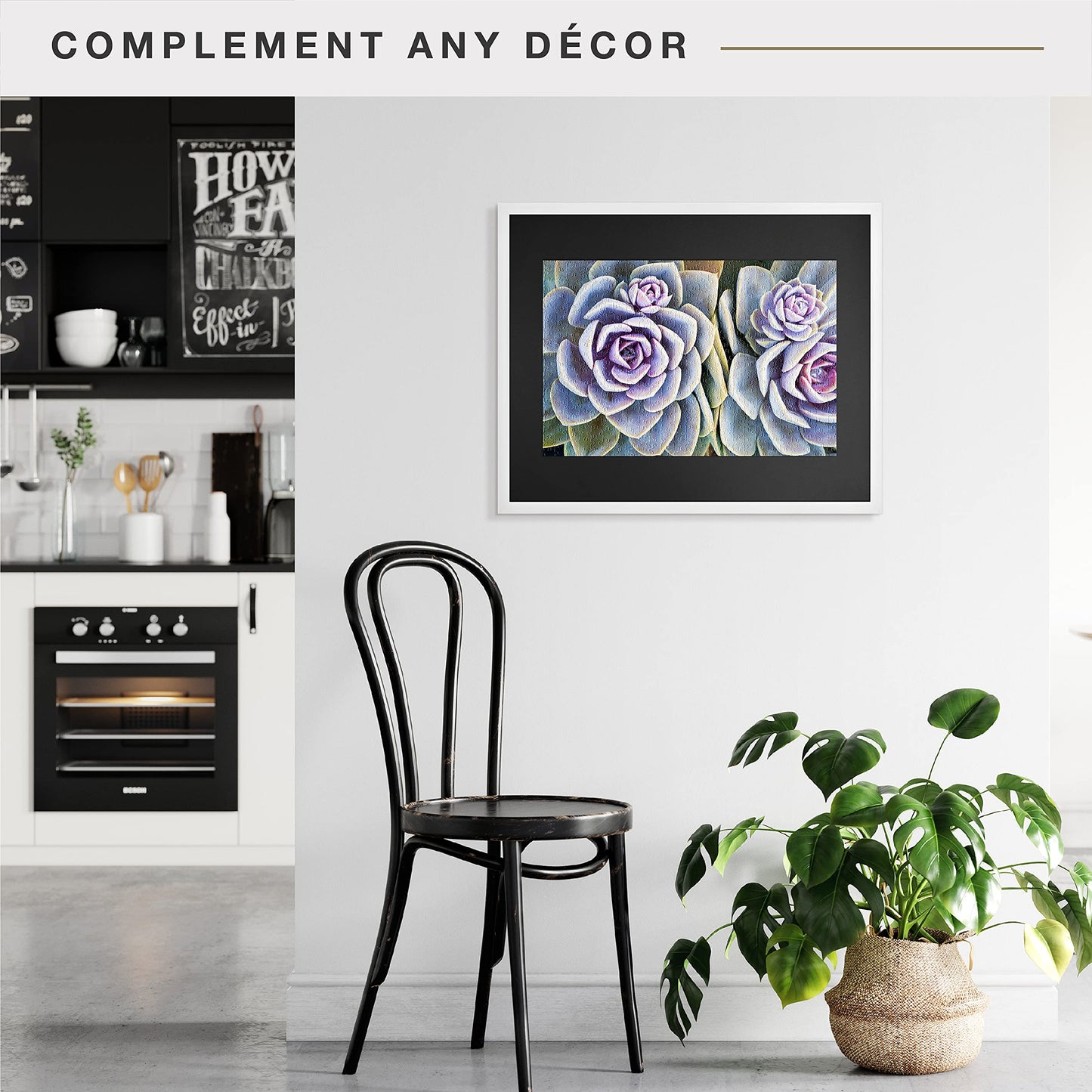 MCS Frame for Puzzles, White, 24 x 30 in or smaller