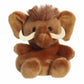 Aurora Adorable Palm Pals Mo Woolly Mth Stuffed Animal - Fun Collectible Plush for Kids and mature-themed Collectors - Perfect for Decorating Rooms and Birthday Gifts - Brown 5 Inches
