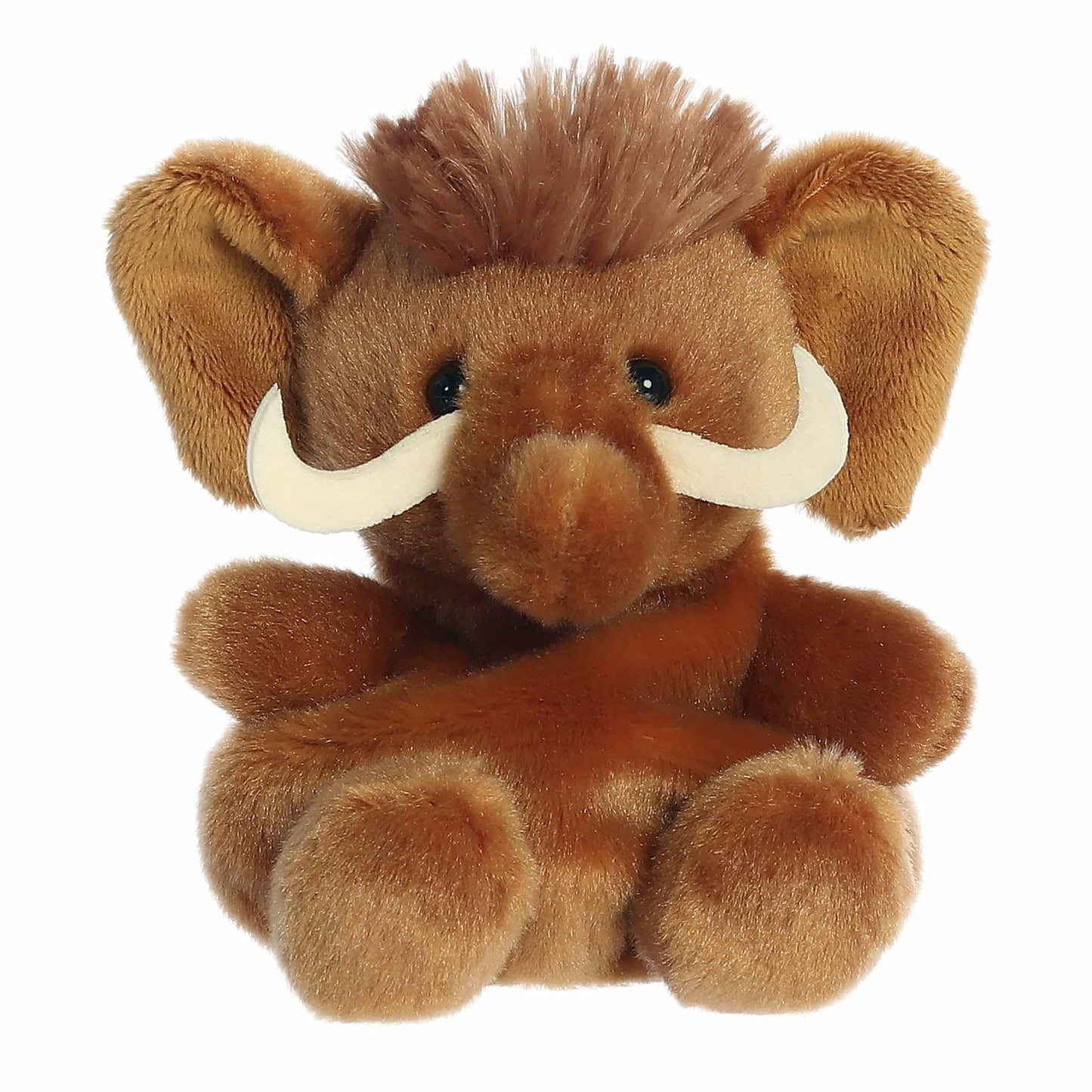 Aurora Adorable Palm Pals Mo Woolly Mth Stuffed Animal - Fun Collectible Plush for Kids and mature-themed Collectors - Perfect for Decorating Rooms and Birthday Gifts - Brown 5 Inches