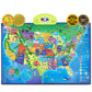 BEST LEARNING i-Poster My USA Map - Interactive Educational Toy for Kids 5-12 Years, Multicolor, Model 4227