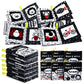 Dr.Rapeti Soft Cloth Books Baby Books Bath Books 6-Pack for Baby Infant Toddler Kids High Contrast Black and White Crinkle Washa