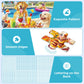 300 Pieces Puzzles for mature-themeds Summer Dog Pool Party & Food Puzzle Large Puzzles Pieces for Seniors Fun Puppy Jigsaw Puzzles for Kids Ages 8-10 Challenging Family Games Holiday Party Gifts 20.5 x 15 In