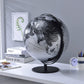Ore International World Globe Black/Silver