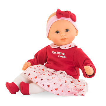 Corolle - My First Doll, Baby Calin Margaux Heart Petals, 30 Cm, From 18 Months, 9000100730