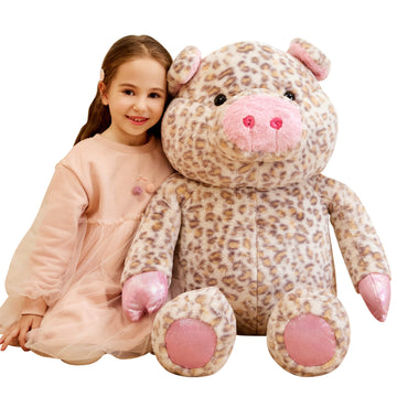Ikasa Giant Spotted Pig Stuffed Animal Plush Toy, 30' Large Spotted Pig Big Jumbo Plush Toys For Kids Girls Boys