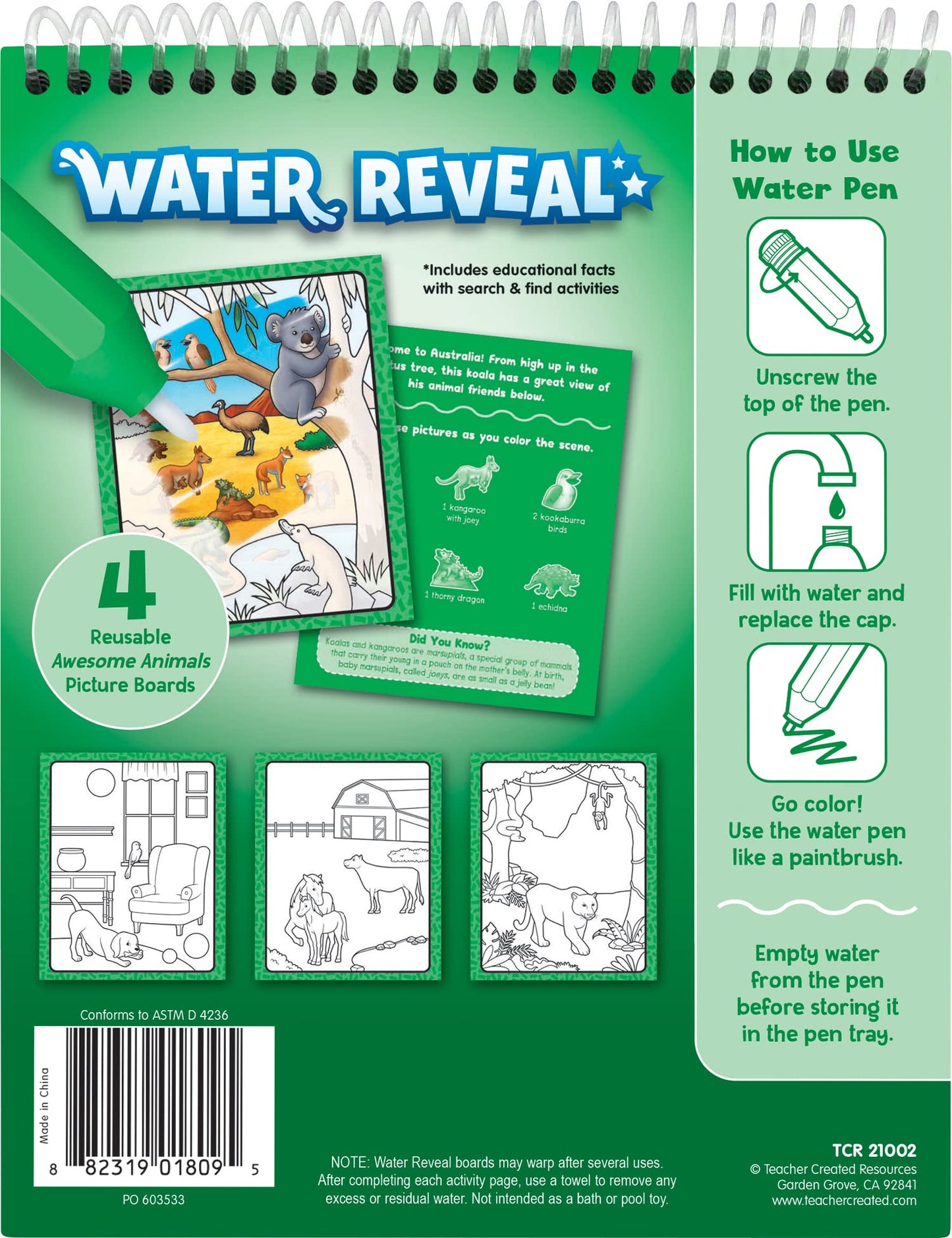 Awesome Animals Water Reveal
