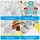 Qyeahkj Giant Coloring Tablecloth For Kids Large Nurse Week Coloring Poster Table Cover Jumbo National Nurses Day Wall Coloring