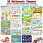 Homseon 36 Theme Montessori Busy Book For Toddlers 3 And Up, Preschool Learning Activities For Kids Kindergaten Educational Toys