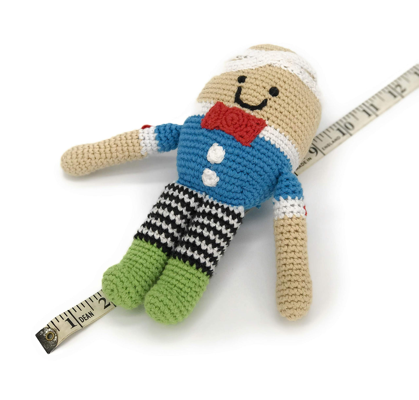 Pebble | Handmade Humpty Dumpty | Crochet | Fair Trade | Pretend | Imaginative Play | Rattle | Machine Washable