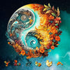 WETUFIN - Wooden Jigsaw Puzzles for Adults, Yin Yang Style Wooden Jigsaw Puzzles Large Size Puzzles Unique Shape, Gifts for Birt