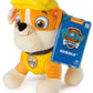 Paw Patrol 8” Rubble Plush Toy - Soft Plush with Stitched Details for Ages 3+