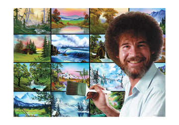 Bob Ross These Things Live Right In Your Brush Puzzle For Adults And Kids | Nature Painting 1000 Piece Jigsaw Puzzle Toy | Interactive Brain Teaser For Family Game Night | 28 X 20 Inches
