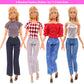 Doll Clothes And Accessories Doll Including 2 Chill Modern Suits 2 Tops 2 Pants Fashion Outfits 2 Chic Dresses 11 Handbag 10 Shoes 2 Glasses For 11.5 Inch Girl Dolls Fashion Dress Up Set