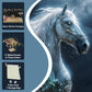 Jyquorp Horse Race Board Game Racing Game Solid Wood With 11 Luxurious Durable Classic Metal Horses With 4 Dice And 2 Boxes Of C
