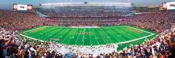 Masterpieces 1000 Piece NFL Chicago Bears Jigsaw Puzzle - Panoramic 13"x39" - Team Colors - Model CHB1031